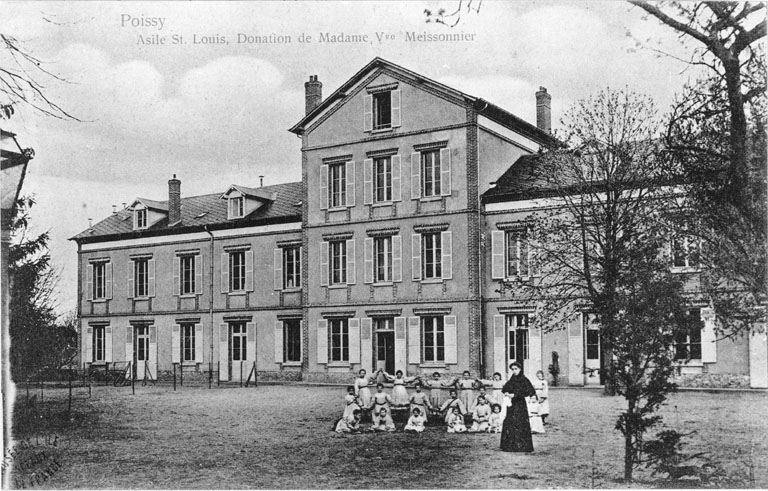 Vue des bâtiments de la fondation de mademoiselle Bonjean, construits en 1905.