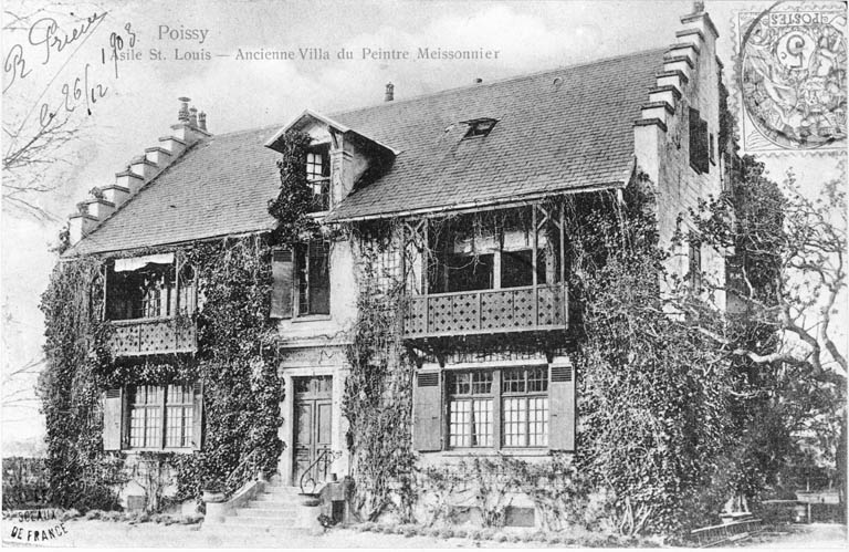 Vue d'ensemble de la façade antérieure.