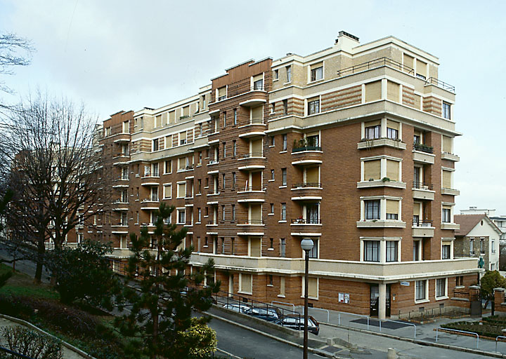 Elévation postérieure du deuxième bâtiment donnant sur la rue Marat.