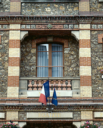 Détail de l'élévation antérieure.