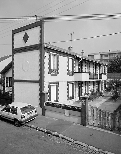 Elévation sur cour.