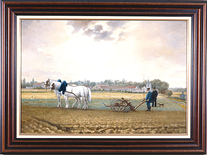Vue du tableau Scène de labours à Rungis.