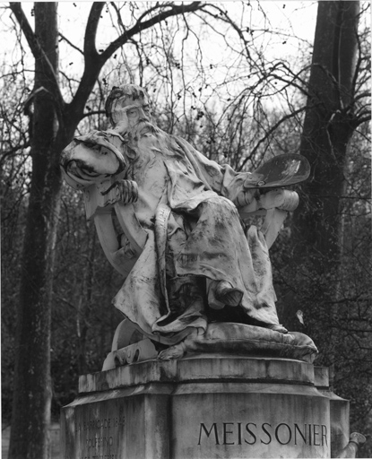 Statue du peintre Ernest Meissonier