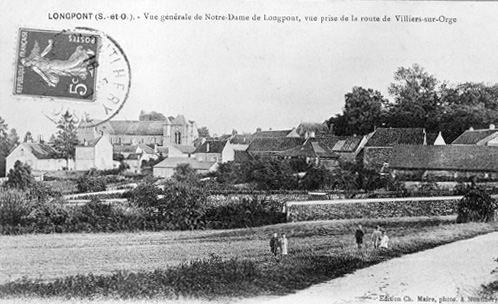 Vue générale prise de la route de Villiers-sur-Orge.