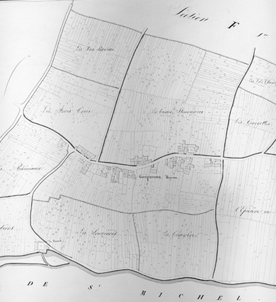 Cadastre napoléonien, section F : Guiperreux, 2e feuille.