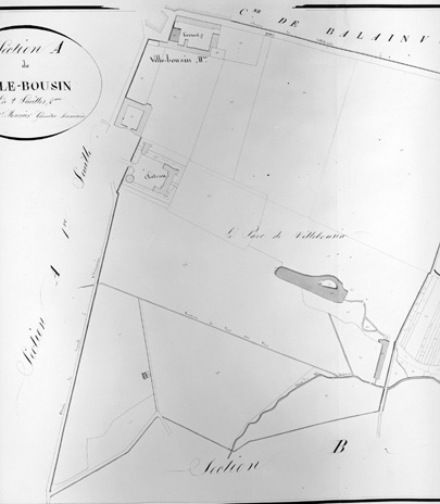 Cadastre napoléonien, section A : Villebousin, 2e feuille.