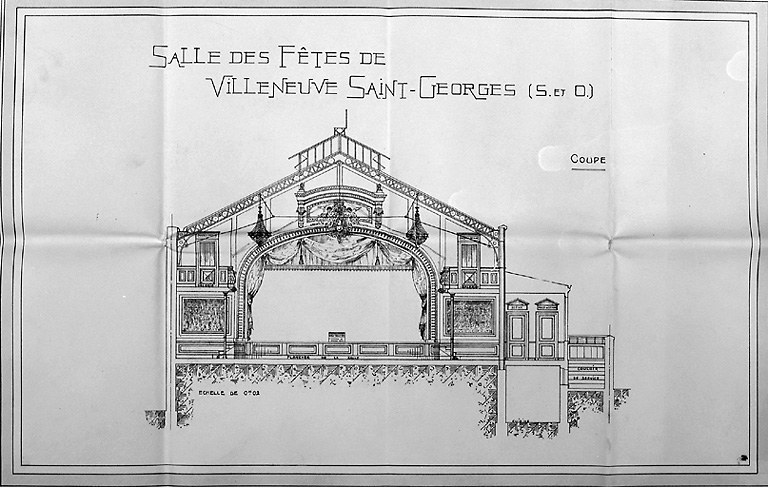 Coupe. Projet sans date, non signé.