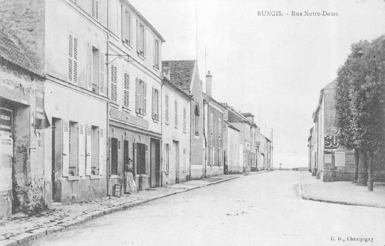Vue de la rue Notre-Dame.