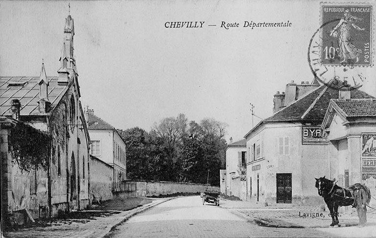 La route départementale, aujourd'hui rue du Père-Mazurié.