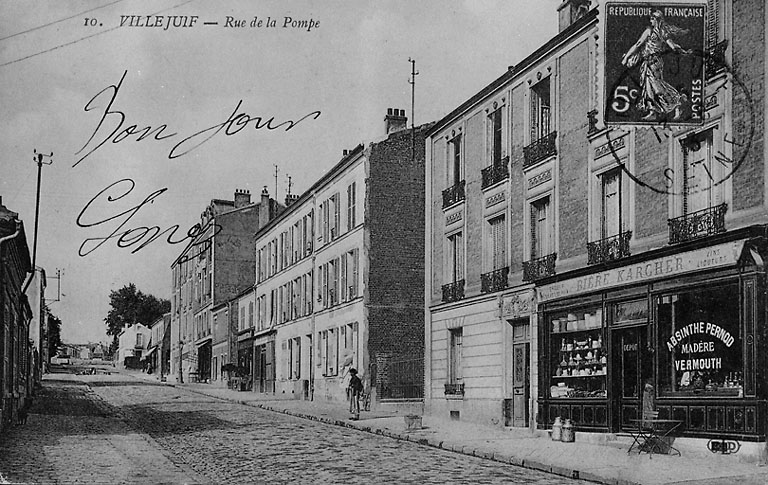 La rue de La Pompe, aujourd'hui Henri-Barbusse.