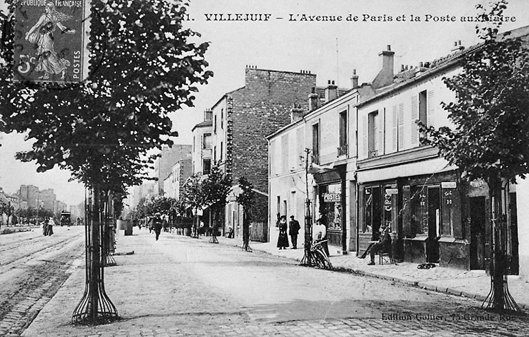 Vue de l'avenue de Paris.