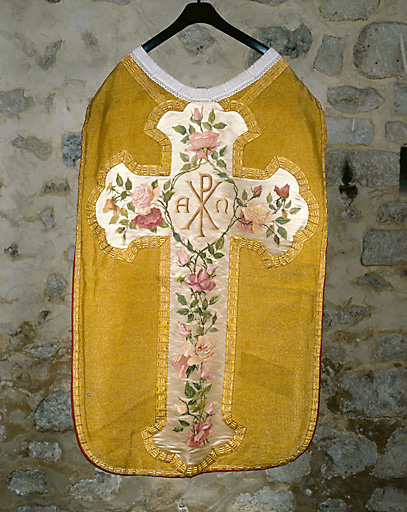 Détail de la chasuble.