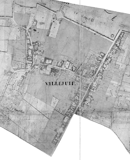 Plan cadastral de Villejuif.