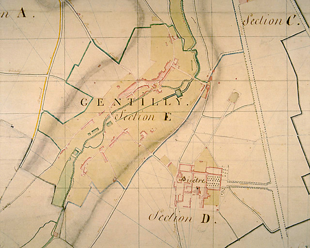 Plan d'assemblage du cadastre, s.d., vers 1800.