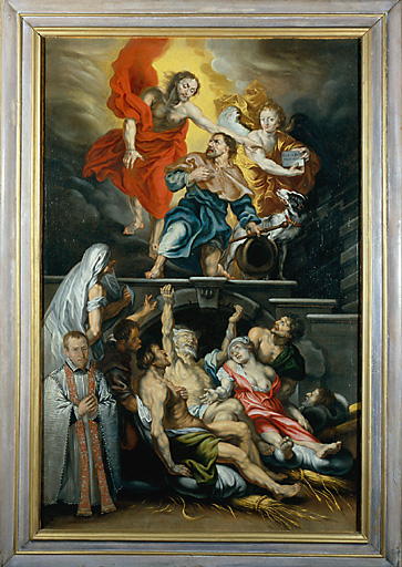 Tableau : l'intercession de saint Roch