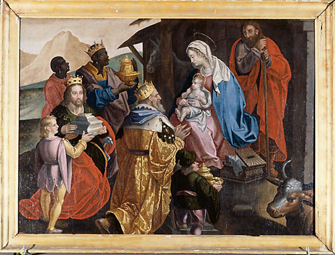 Tableau : l'Adoration des Mages