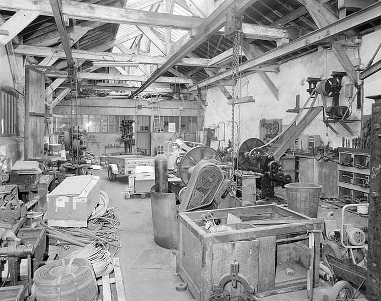 Vue générale de l'atelier.