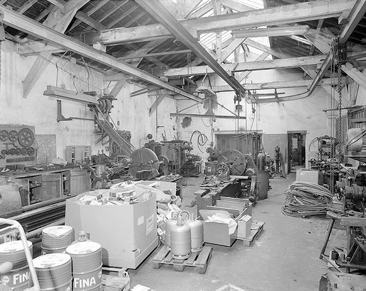 Vue générale de l'atelier.