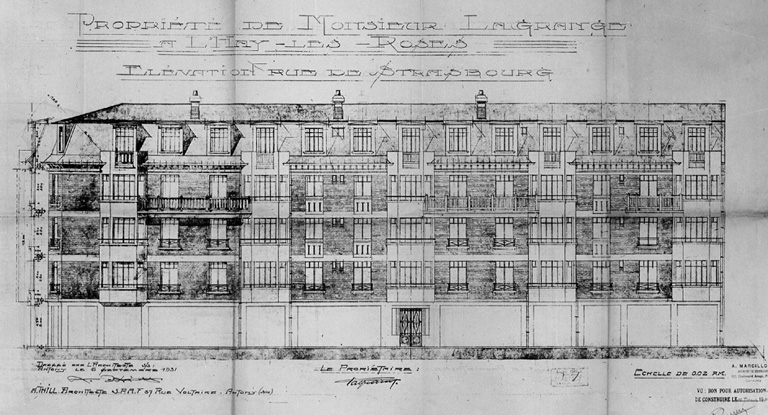 Elévation antérieure.