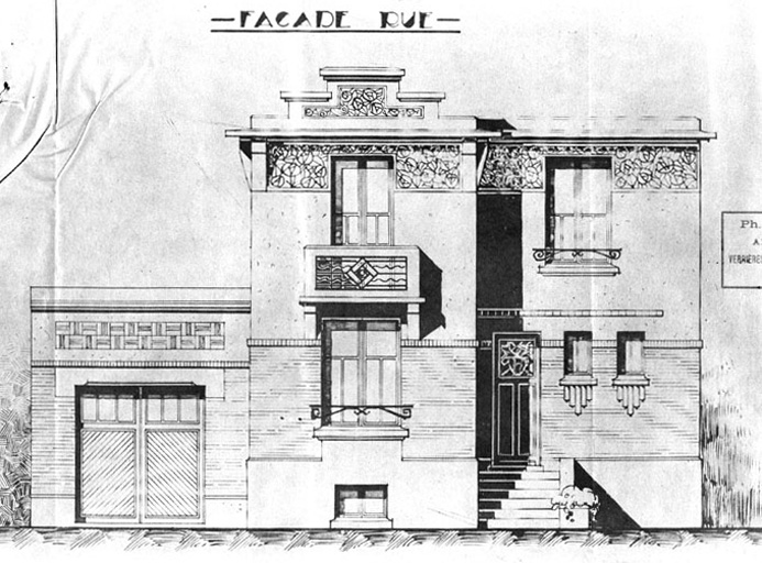 Elévation antérieure.