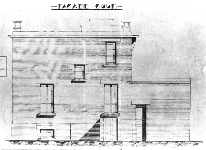 Elévation postérieure.