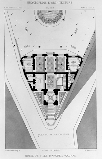Plan du rez-de-chaussée.