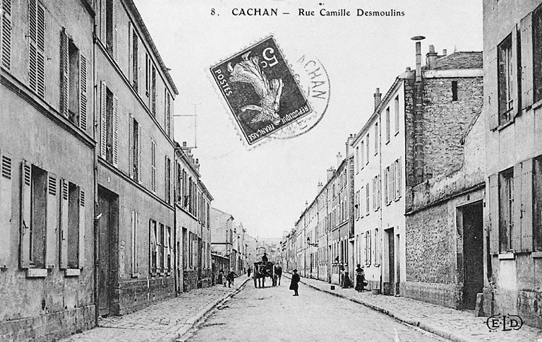 Vue de la rue Camille-Desmoulins.