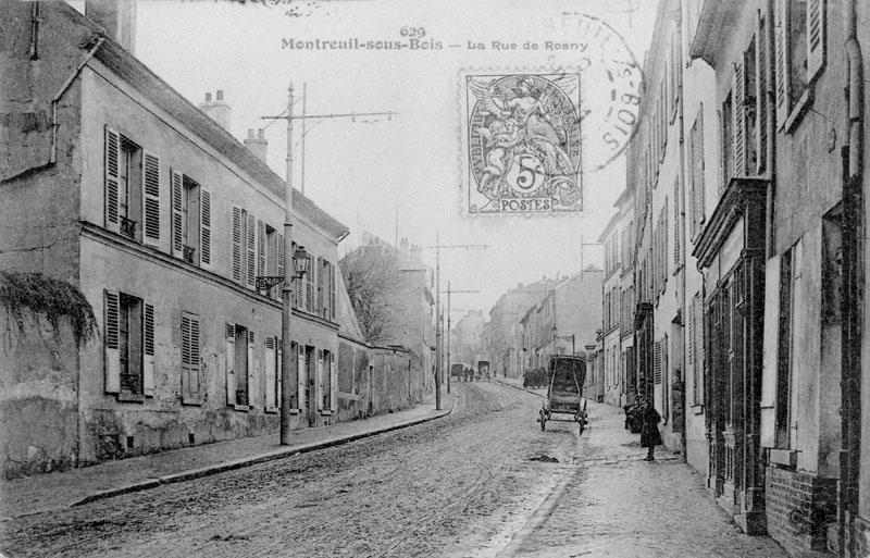 La rue de Rosny.