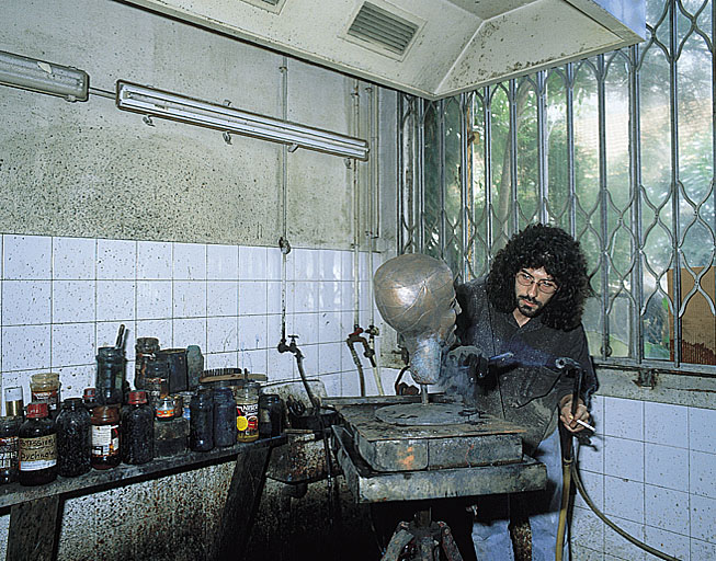 L'atelier de patine.