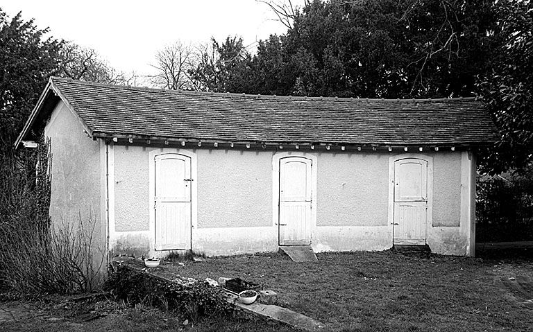 Vue de l'écurie à ânes.