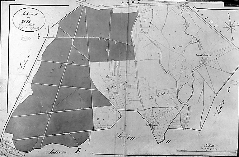 Vue de Jouy : les Metz.