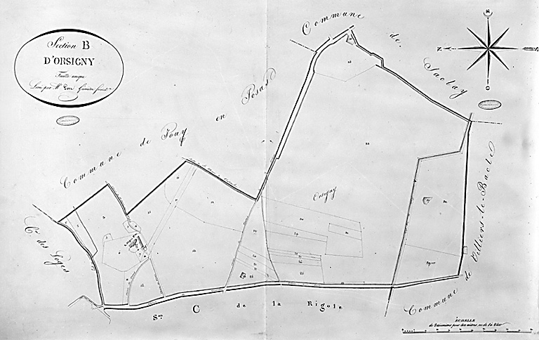 Vue de Toussus : détail d'Orsigny.