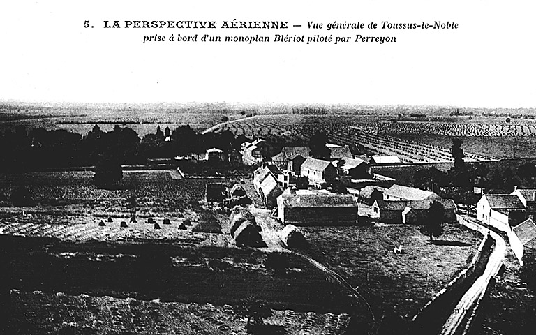 Vue aérienne de Toussus.