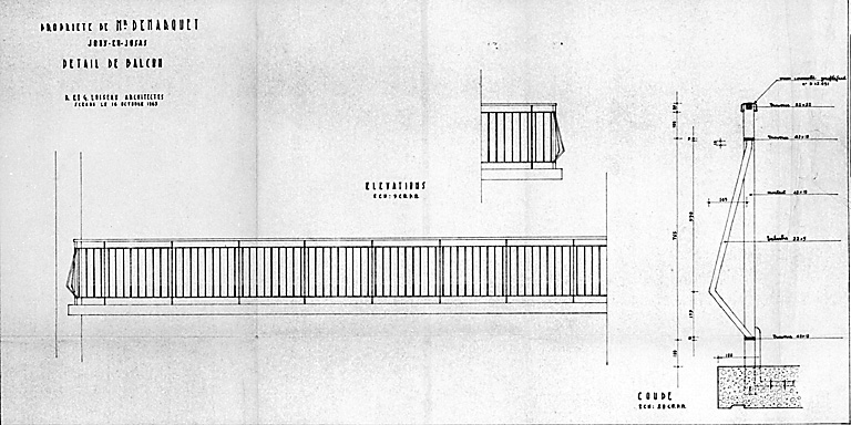 Détail des balcons.