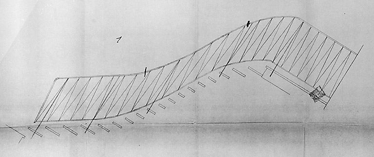 Projet d'une rampe d'escalier.