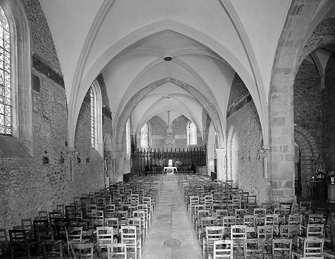 Vue d'ensemble depuis la tribune d'orgue.