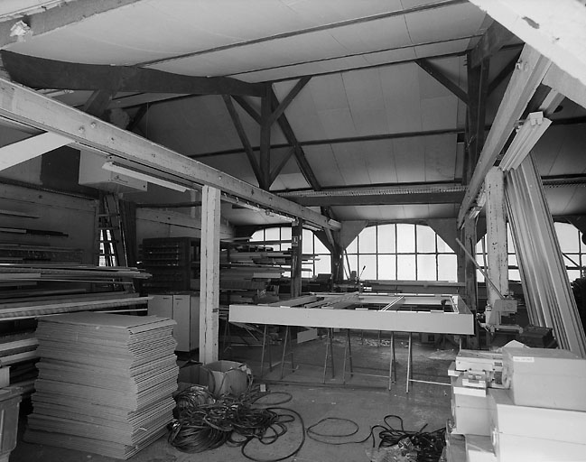 Vue intérieure des ateliers.