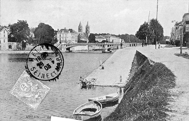 Vue du quai de la Verrerie, vers 1903.