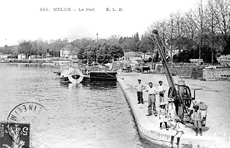 Vue du port, vers 1912.