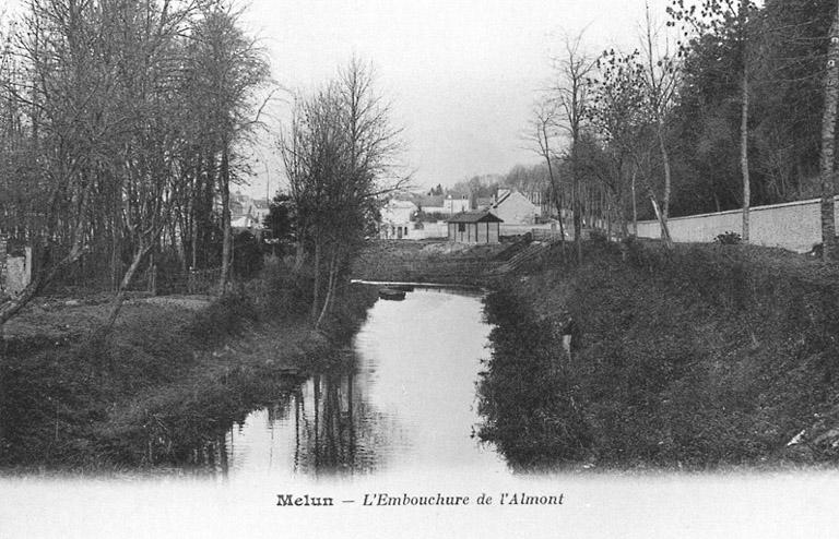 L'embouchure de l'Almont, vers le début du 20e siècle.