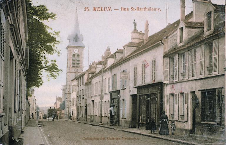 La rue Saint-Barthélemy, vers le début du 20e siècle.