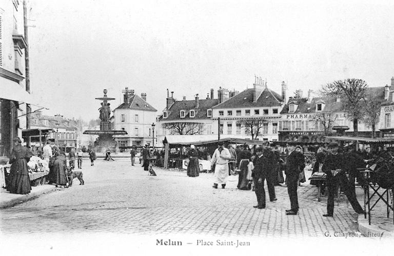 Vue de la place Saint-Jean, vers 1905.