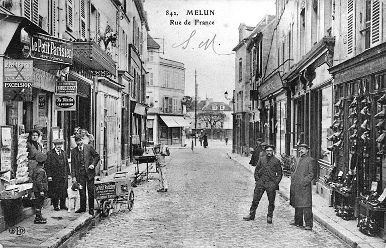 La rue de France vers 1914.