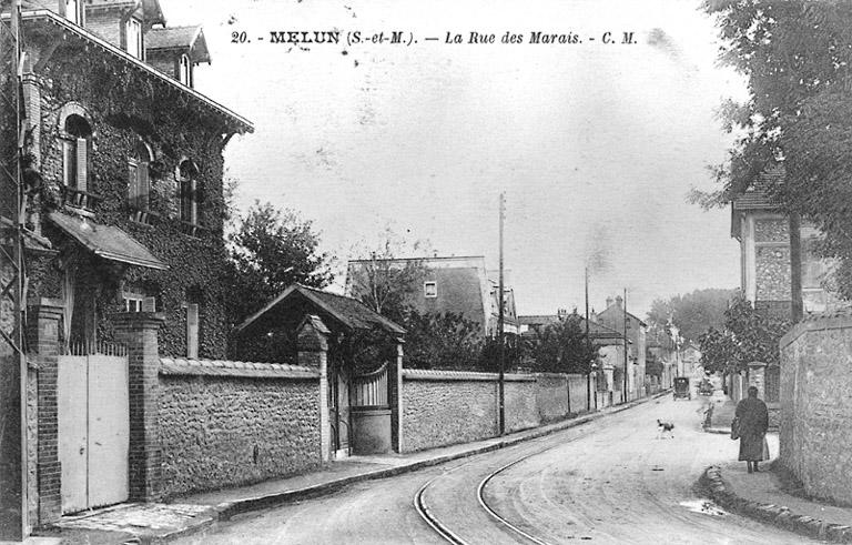 La rue des Marais, vers 1928.