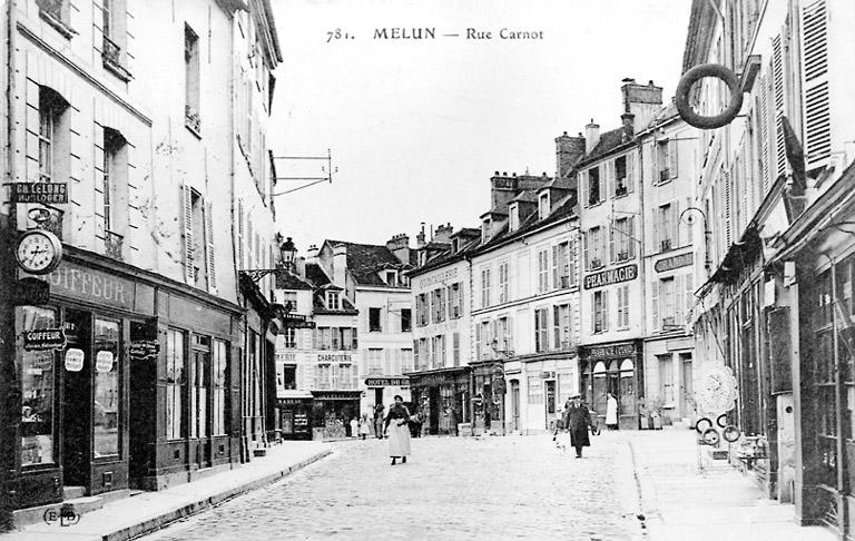 La rue Carnot, vers 1918.