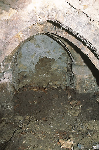 Vue des caves médiévales.