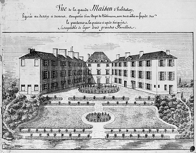 Vue d'ensemble en 1849.