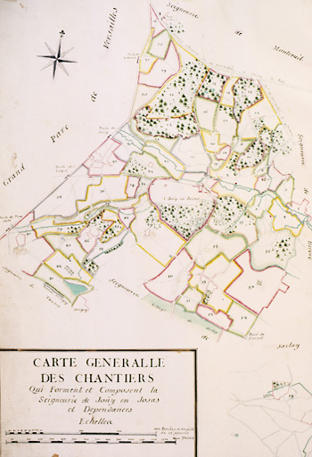 Vue du tableau d'assemblage.