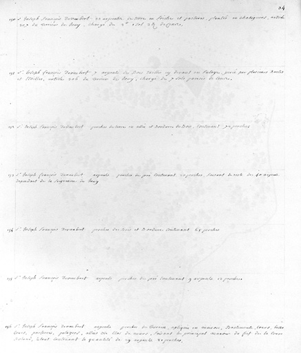 Détail : liste des biens relevant du seigneur à la Cour Roland.