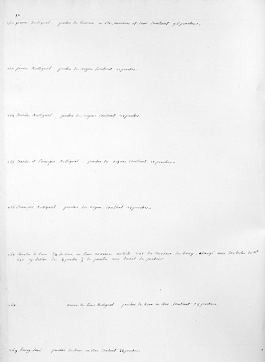 Détail : liste des biens relevant du seigneur aux Mets.